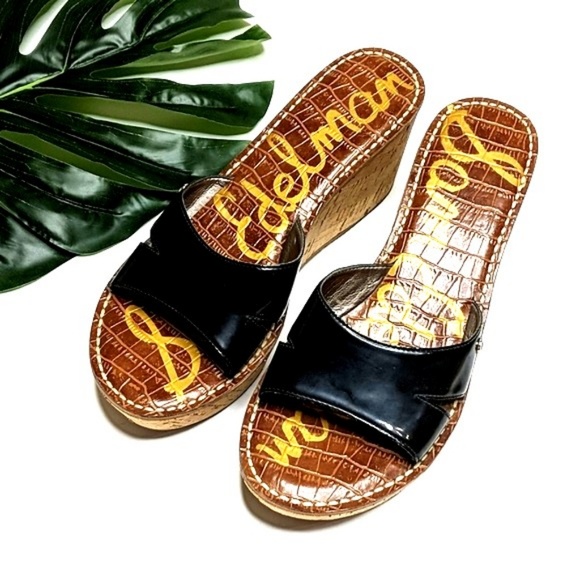 Sam Edelman Shoes - Sam Edelman Slip On Platform Sandals Size 8.5